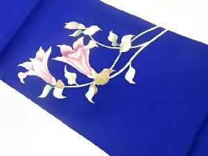 塩瀬金彩花模様名古屋帯